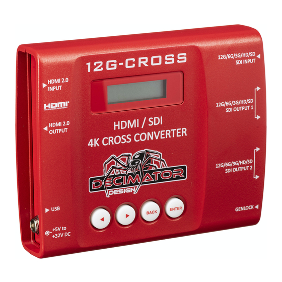 Decimator 12G-cross