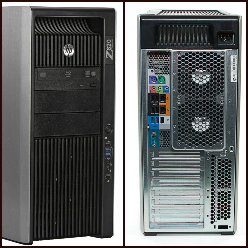 HP Workstation Z820 2x  3,5GHz 4-core Xeon E5-2637 v2 K5000 /128GB RAM  2nd mano