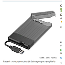 ElecGear Carcasa para SATA III HDD y SSD, Optimizado para SSD