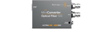 Blackmagic Mini Converter - Optical Fiber 12G (no incluye SFP)