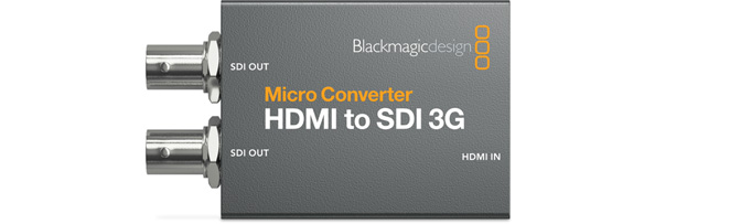 Blackmagic Micro Converter HDMI to SDI 3G con PSU