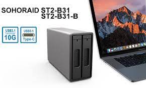 Stardom SohoTank ST2-B31 USB 3.1 JBOD, RAID 0,1, BIG  16GB